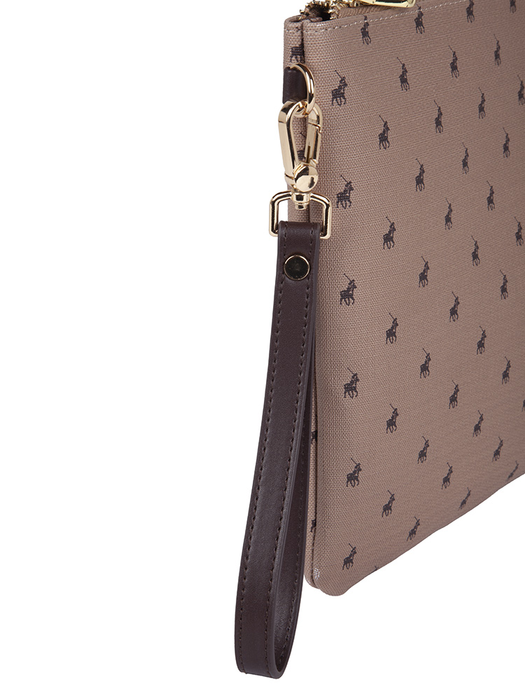 Beverly Hills Polo Club Teia Clutch Bag By Hand Black - Buy At Outlet  Prices!